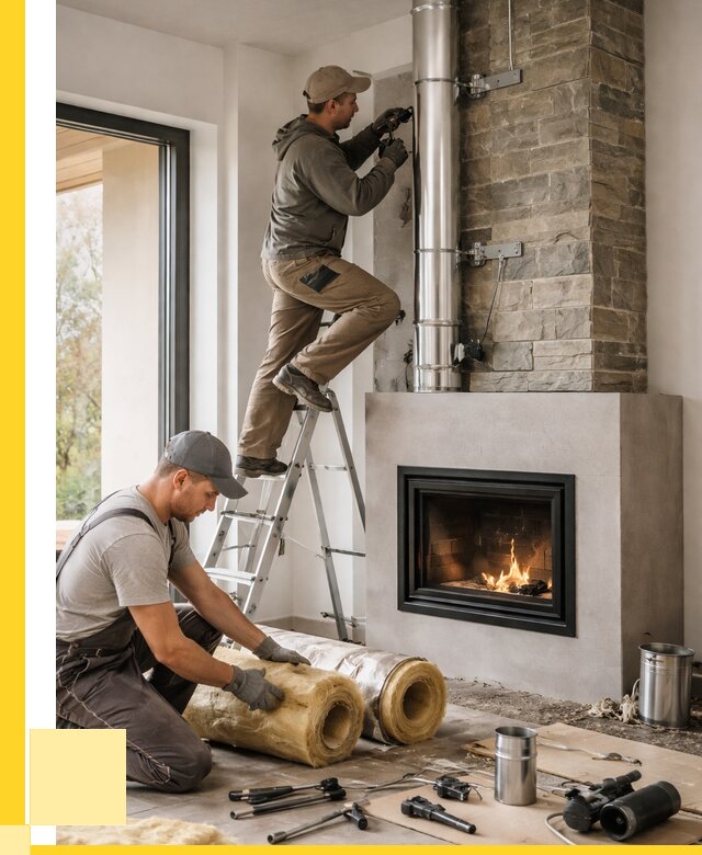 Монтаж дымоходов для каминов в Абакане от 15323 р. ЭриданБкн