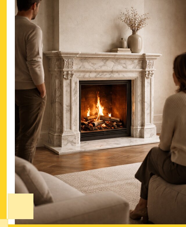 Мраморные камины под ключ в Абакане от 255375 р. | ЭриданБкн