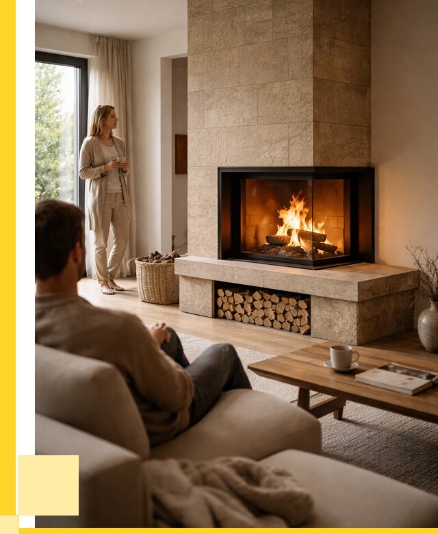 Угловые камины из кирпича установка в Абакане от 153225 р. ЭриданБкн