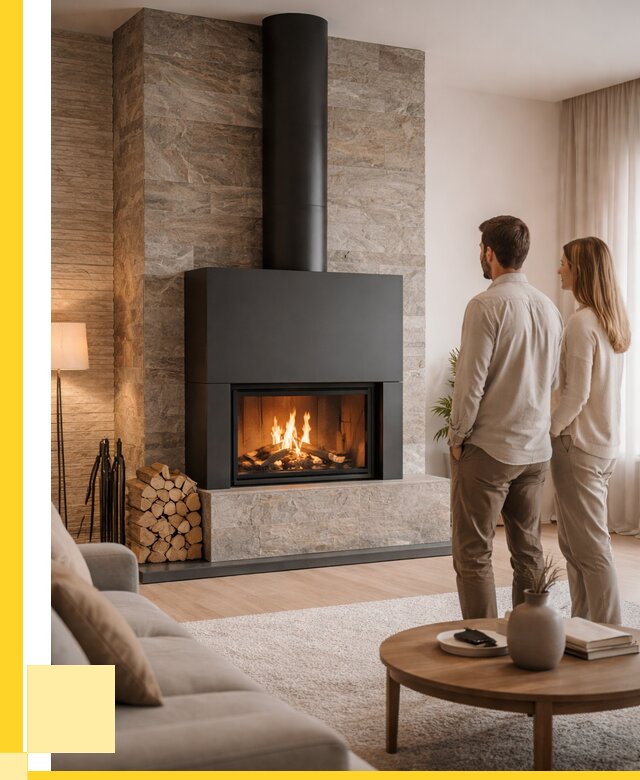 Закрытые камины под ключ в Абакане от 122580 р., ЭриданБкн