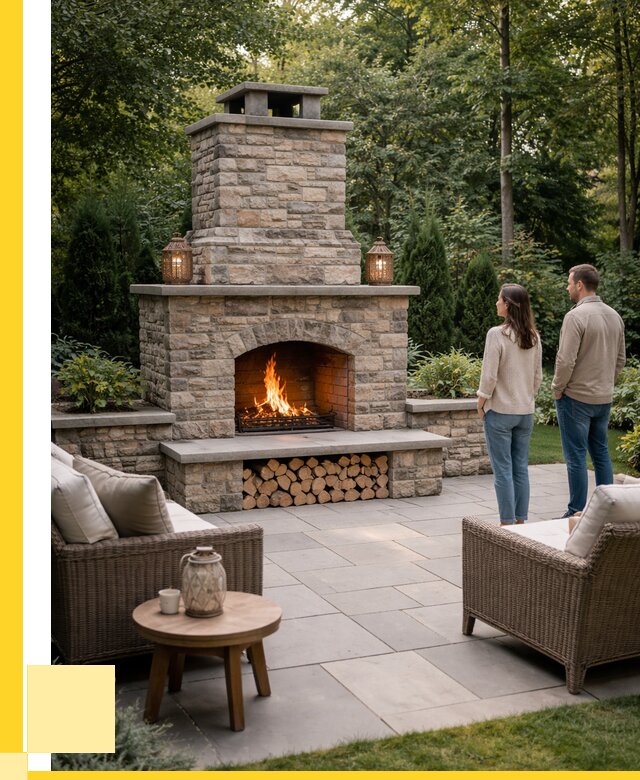 Уличные камины из кирпича в Абакане от 153225 р. | ЭриданБкн