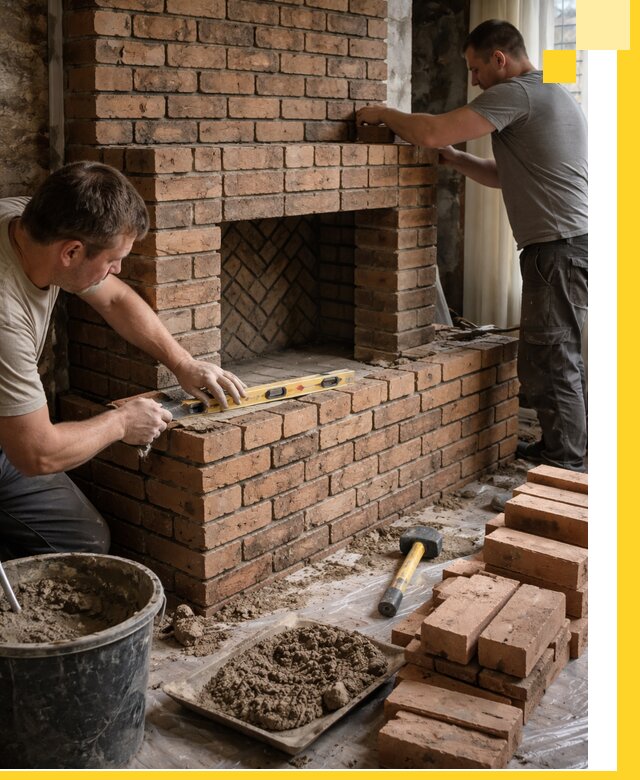 Изготовление и установка кирпичных каминов в Абакане