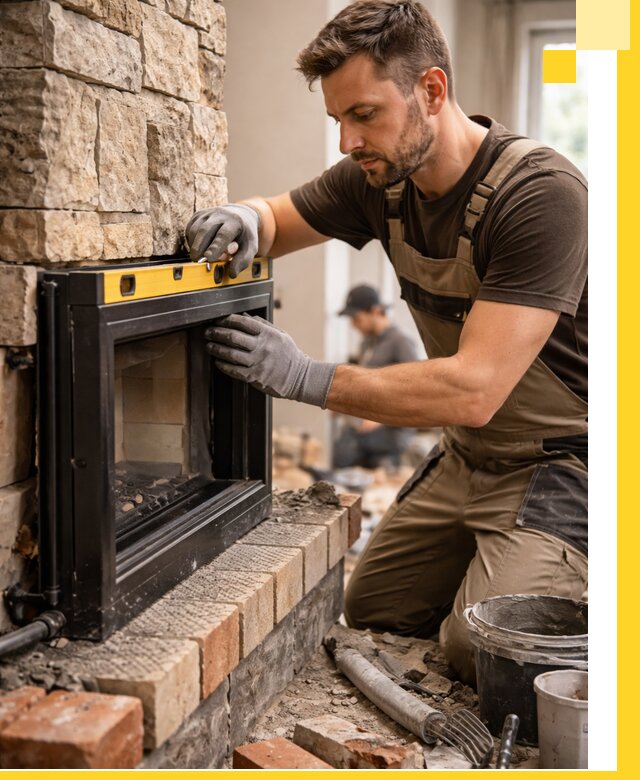 Дровяные камины под ключ в Абакане: монтаж, обустройство