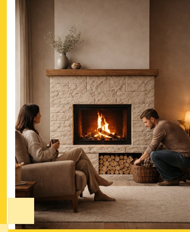 Камины для дома в Абакане под ключ от 153225 р. | ЭриданБкн