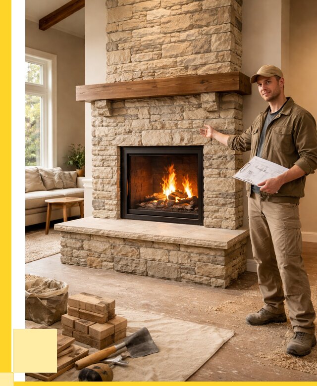 Камины под ключ в Абакане от 183870 р. | ЭриданБкн — установка