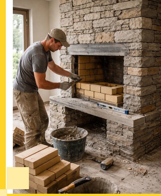 Кладка каминов и камина в Абакане от 25538 р. ЭриданБкн