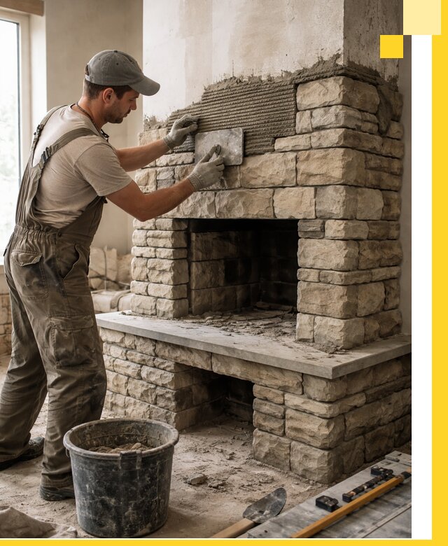 Строительство каминов под ключ в Абакане от проектирования до монтажа