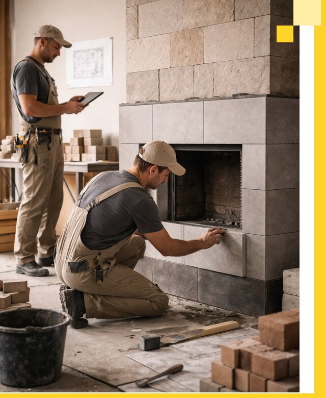 Индивидуальные проекты каминов и каминных систем в Абакане