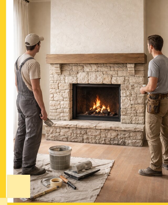 Отделка каминов в Абакане от 6640 р. под ключ | ЭриданБкн