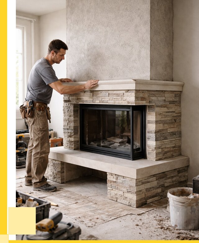 Изготовление каминов под ключ в Абакане от 153225 р. | ЭриданБкн