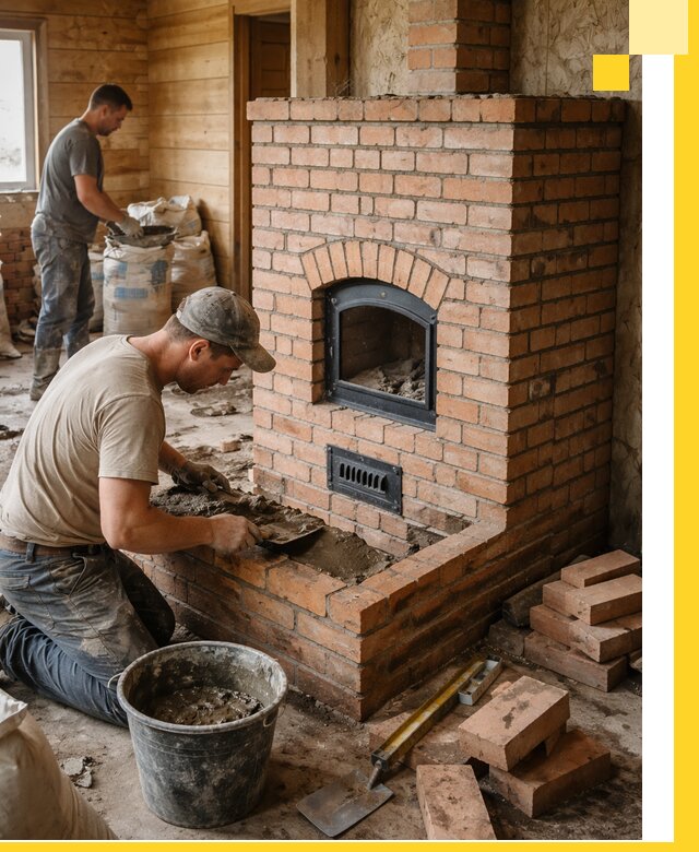 Профессиональное строительство печей в Абакане под ключ