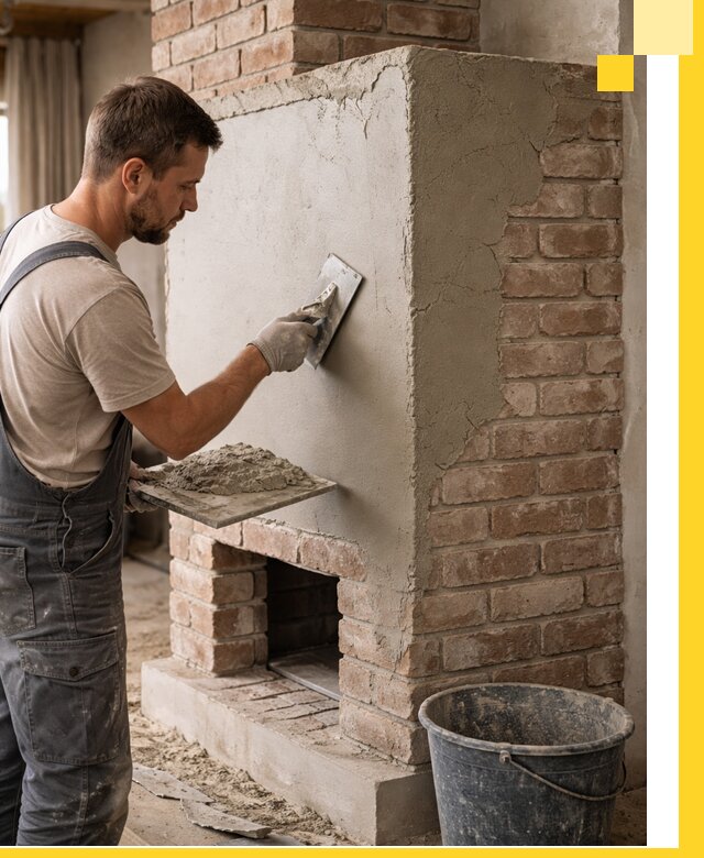 Отделка печей и облицовка каминов в Абакане под ключ