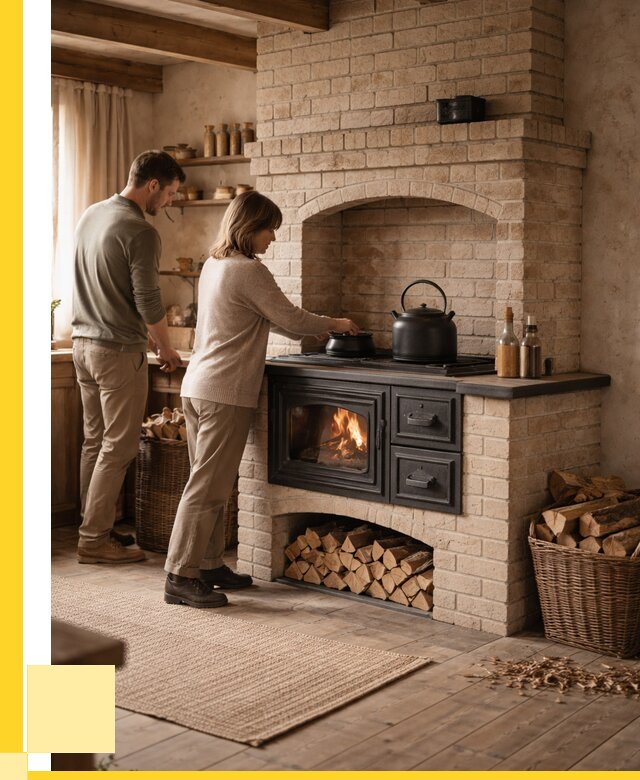 Печи с плитой в Абакане от 45968 р. | ЭриданБкн — кирпичная печь