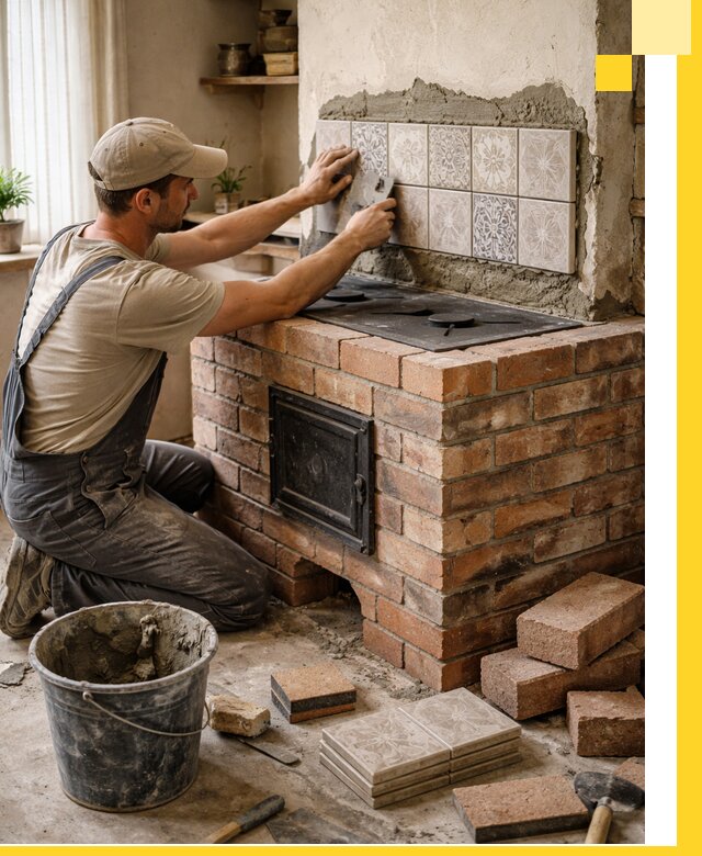 Печи с плитой на заказ монтаж гарантия и сервис в Абакане