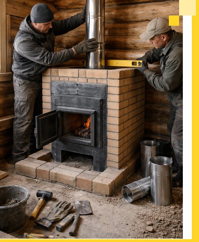 Проектирование, изготовление и установка банных печей в Абакане