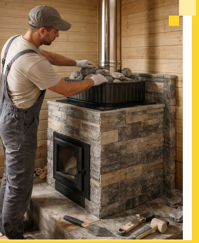 Печи для парной в Абакане, производство, монтаж и обслуживание