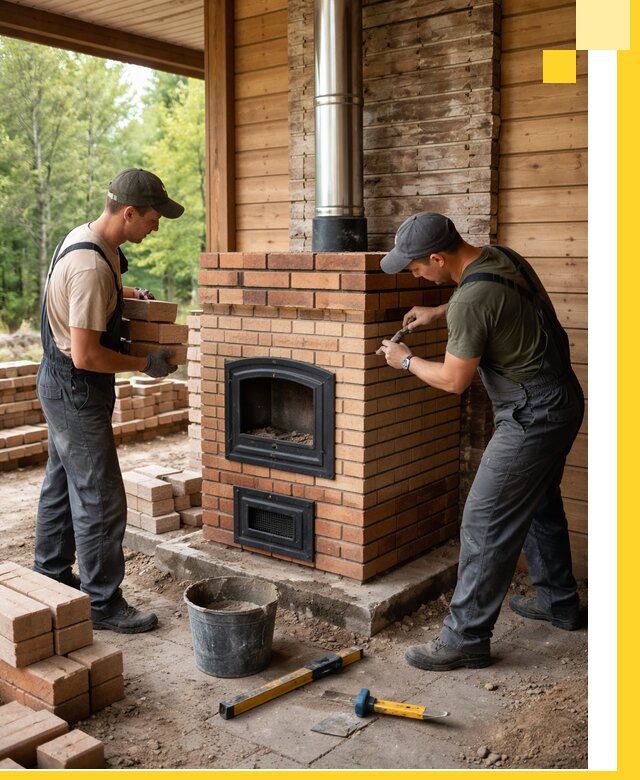Производство и установка дачных печей под ключ в Абакане