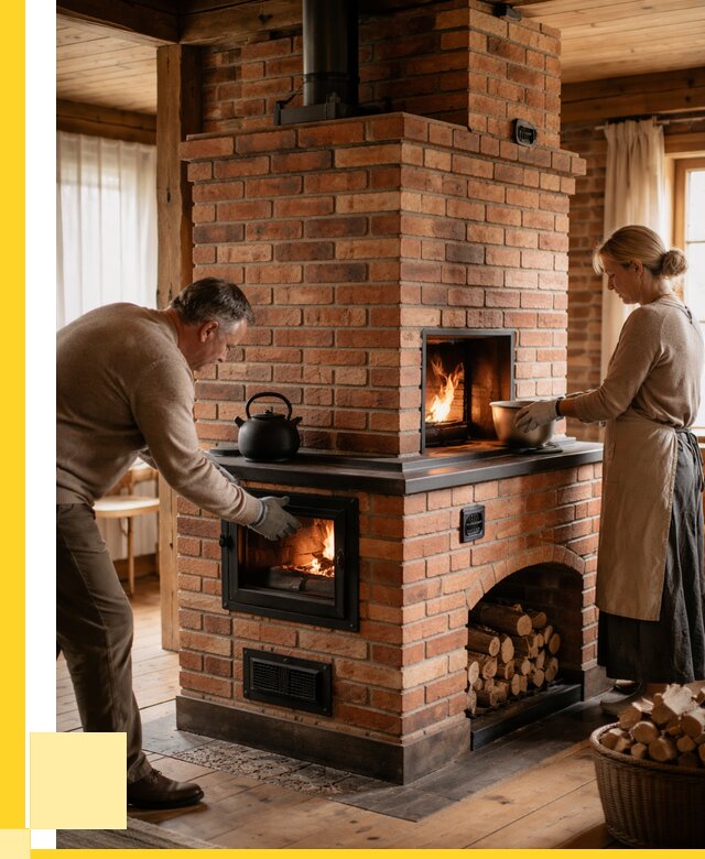 Печи для загородного дома под ключ в Абакане от 81720 р. | ЭриданБкн