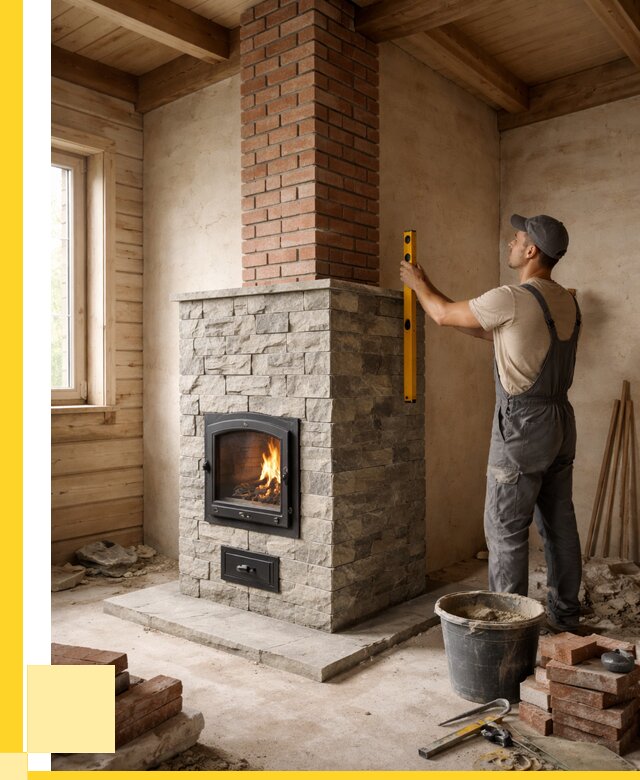 Печи и дымоходы под ключ в Абакане от 45968 р., ЭриданБкн