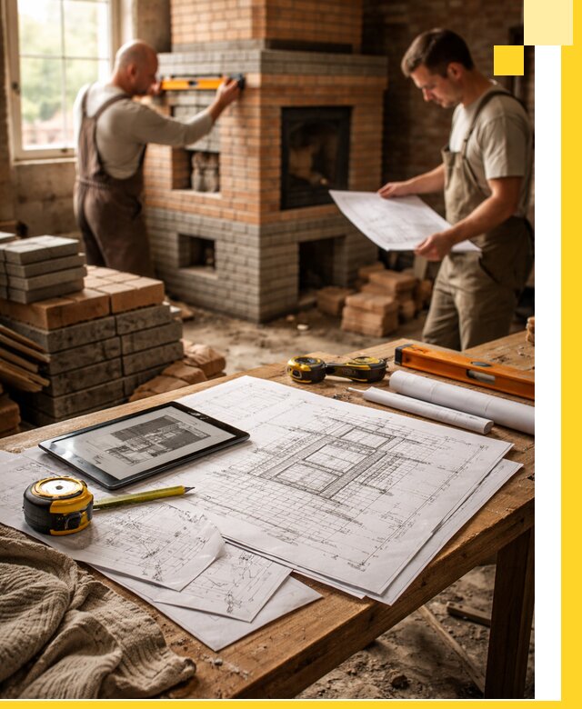 Проекты печей и каминов с индивидуальным дизайном в Абакане