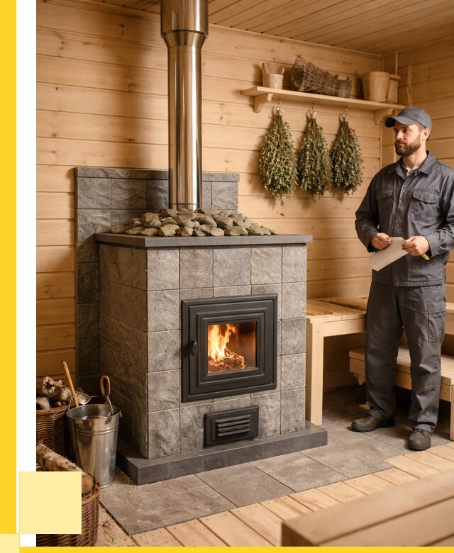 Печи для бани под ключ в Абакане от 122580 р. | ЭриданБкн