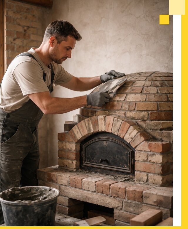 Изготовление и монтаж помпейских печей на заказ в Абакане