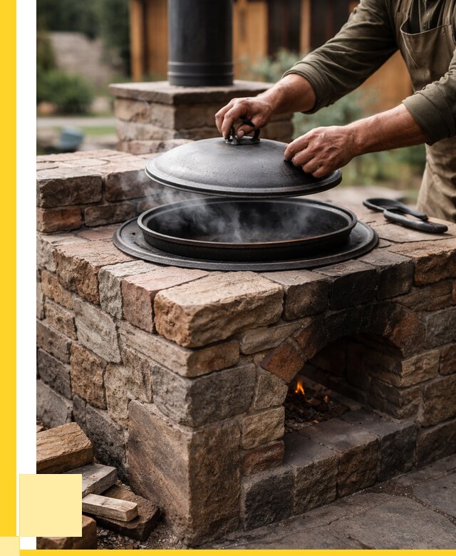 Печи для казана в Абакане по цене от 18387 р. | ЭриданБкн