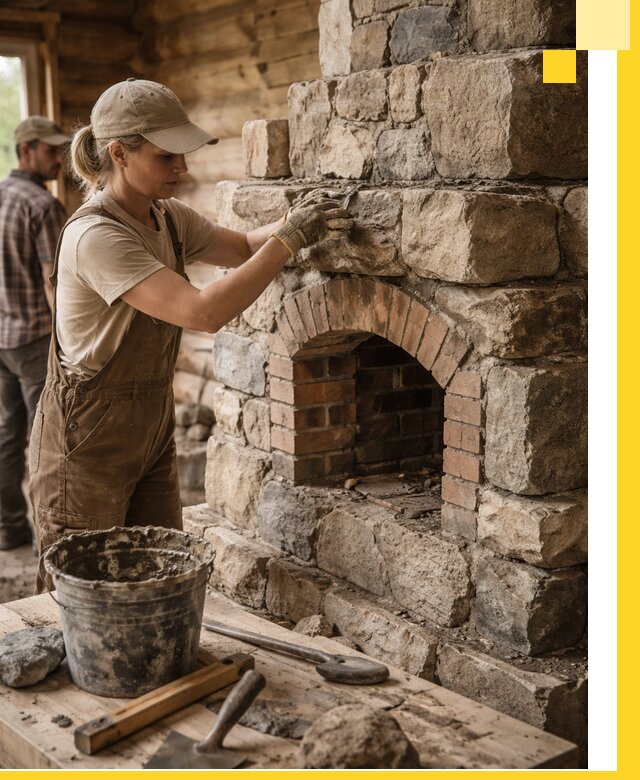 Каменные печи на заказ и монтаж в Абакане, долговечные решения