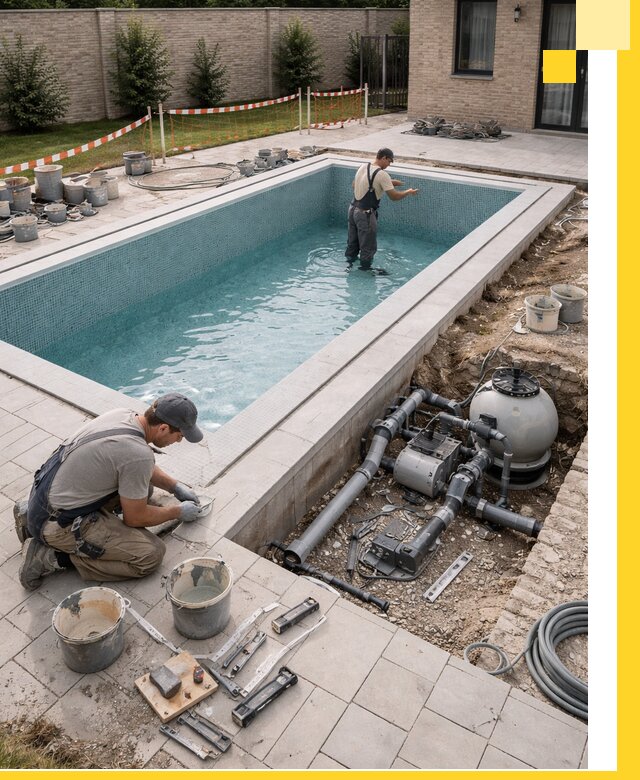 Строительство бассейнов под ключ в Абакане: проекты и монтаж