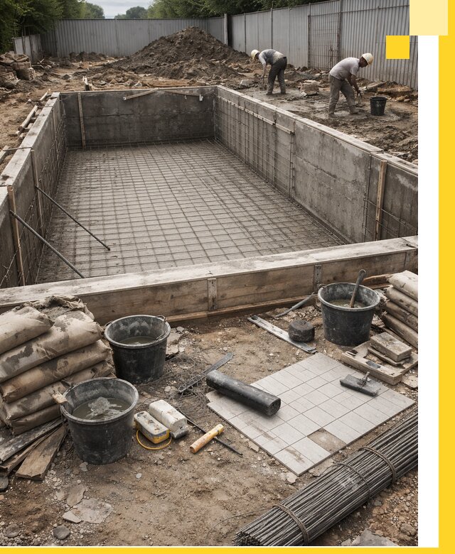 Строительство бассейнов под ключ в Абакане, дизайн и монтаж