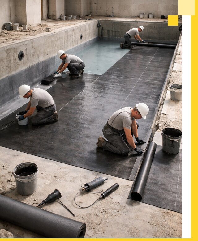 Профессиональная гидроизоляция бассейнов и чаш в Абакане под ключ