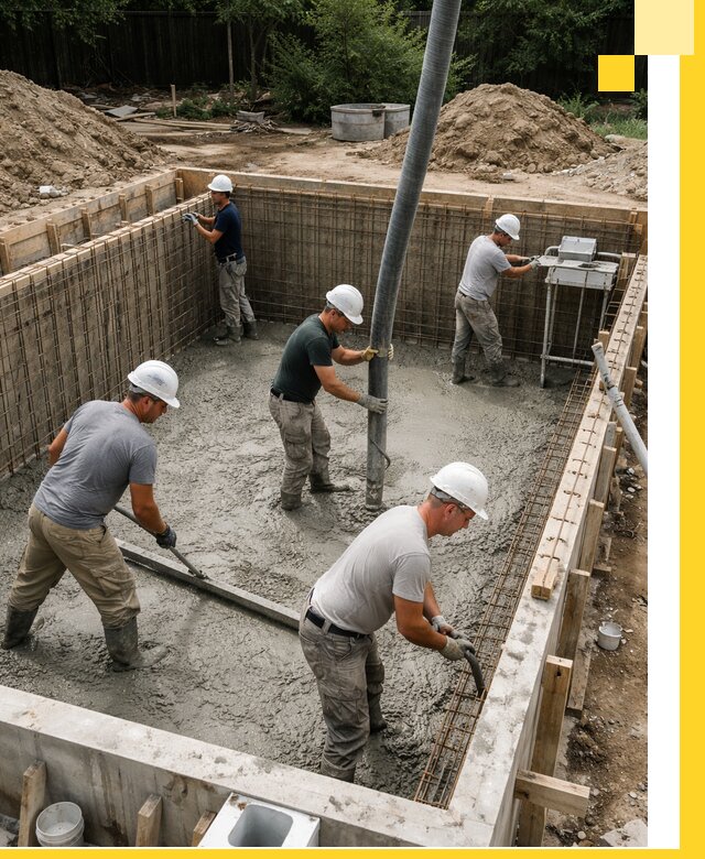 Строительство бетонных бассейнов под ключ в Абакане