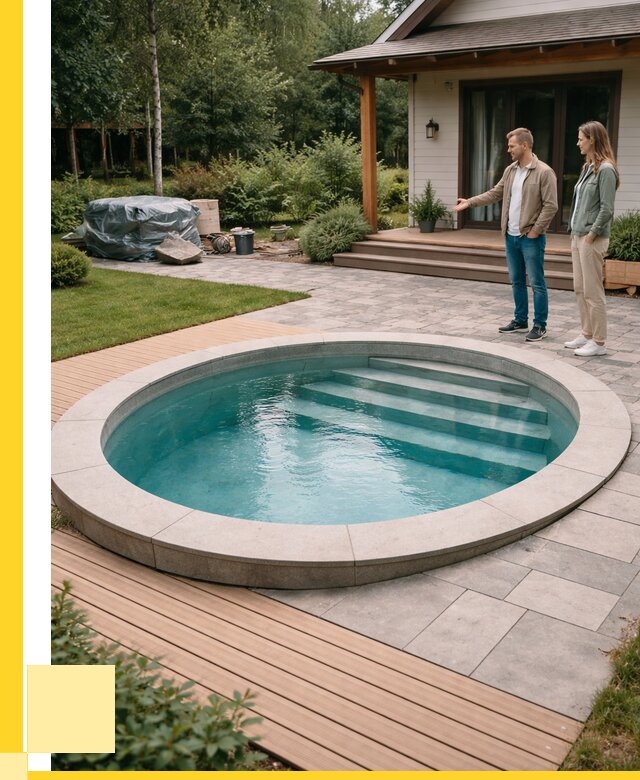 Бассейн на даче под ключ в Абакане от 204300 р., ЭриданБкн