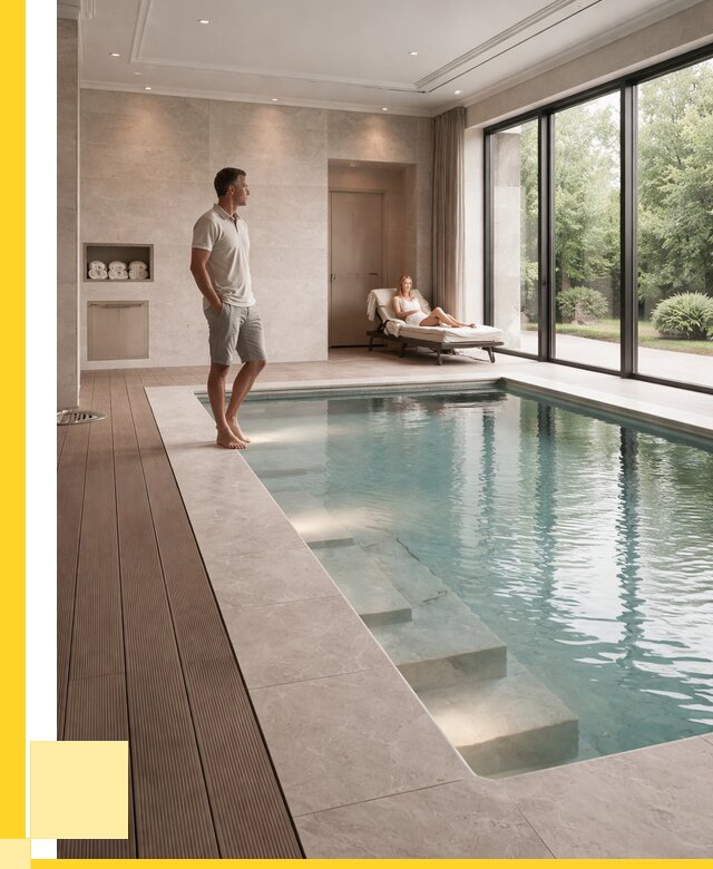 Бассейны в коттедже под ключ в Абакане от 1225800 р. | ЭриданБкн