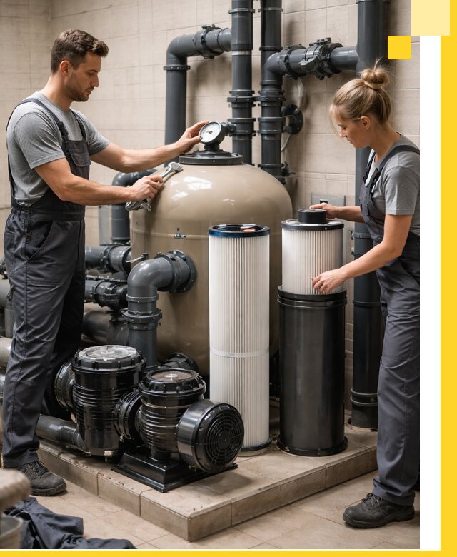 Фильтры и системы фильтрации для бассейнов в Абакане