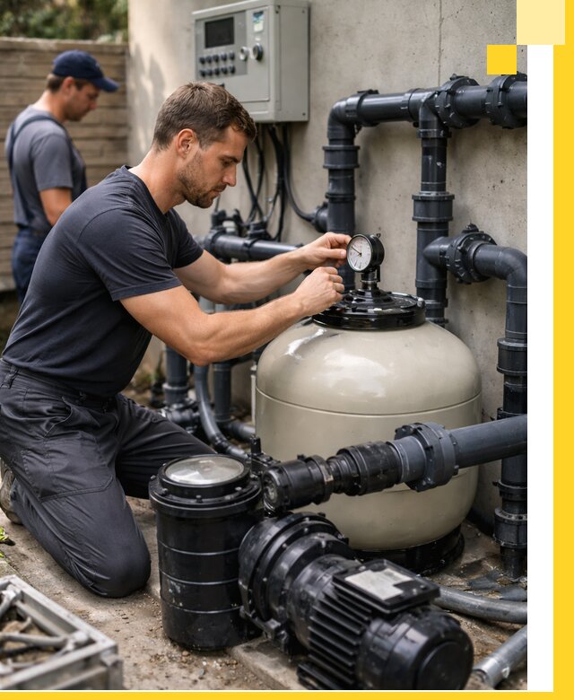 Поставка и монтаж фильтровального оборудования для бассейнов в Абакане