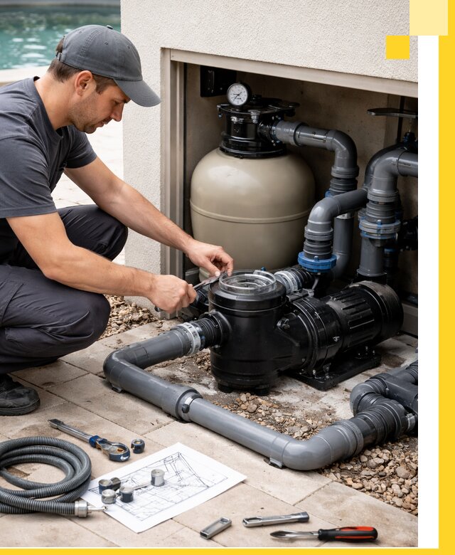 Поставка, монтаж и сервис насосов для бассейнов в Абакане