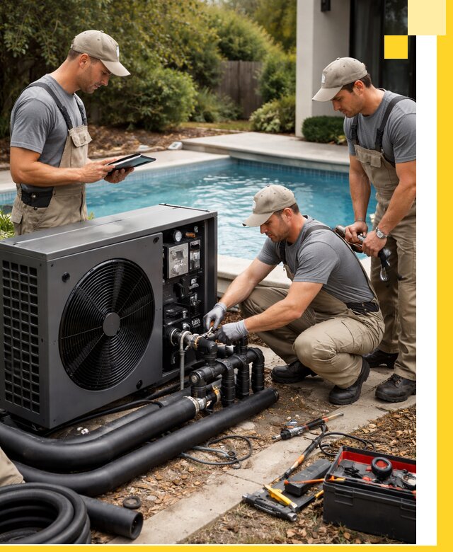 Проектирование и установка тепловых насосов для бассейнов в Абакане