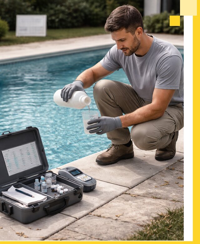 Профессиональная дезинфекция воды в бассейне в Абакане