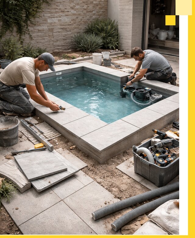 Мини бассейны под ключ в Абакане, дизайн и установка