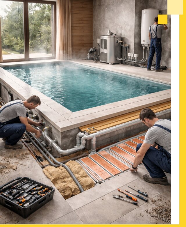 Проектирование и строительство тёплых бассейнов в Абакане