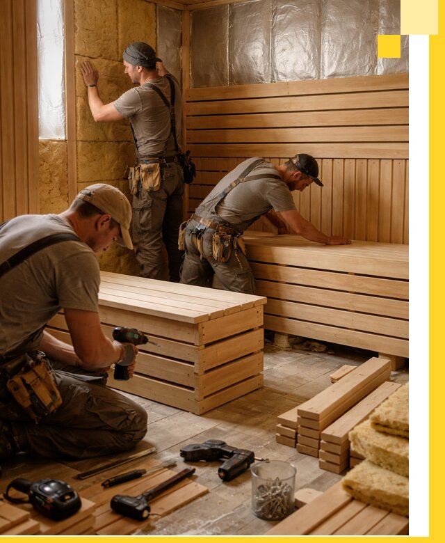 Профессиональное строительство саун под ключ в Абакане