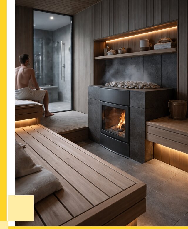 Проект сауны в частном доме в Абакане от 35753 р. | ЭриданБкн