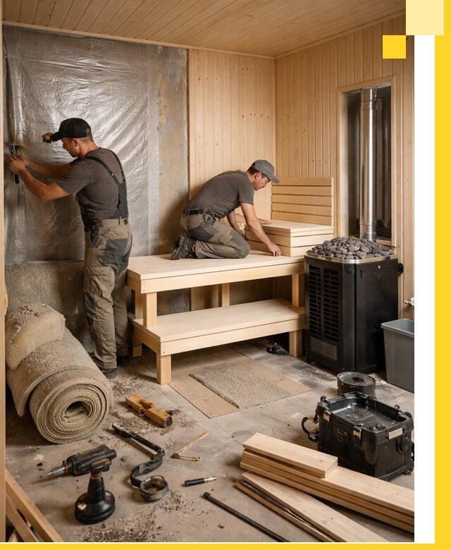 Проекты саун под ключ в Абакане дизайн и строительство