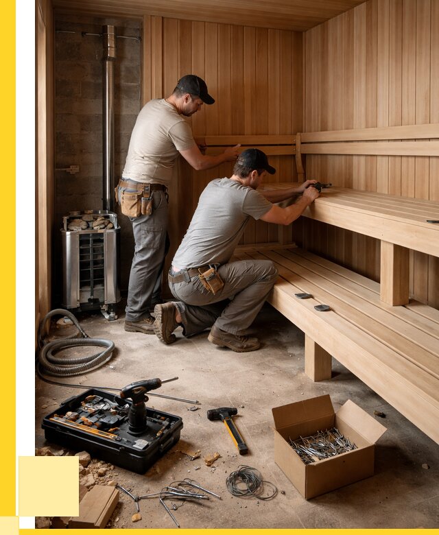 Монтаж саун под ключ в Абакане от 122580 р. | ЭриданБкн