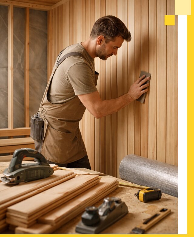 Профессиональная отделка саун и парных под ключ в Абакане