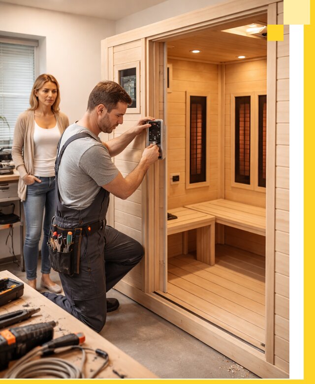 Инфракрасные сауны под ключ в Абакане продажа и установка