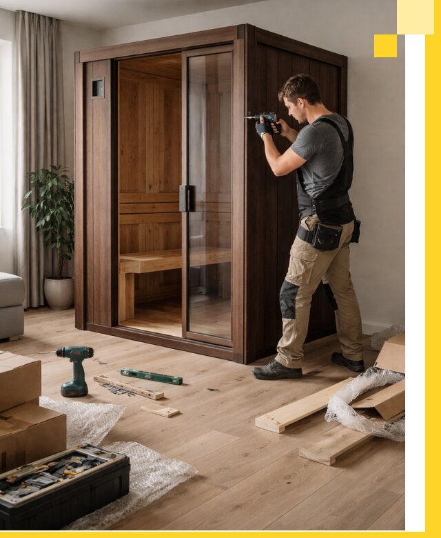 Установка и производство мини саун под ключ в Абакане