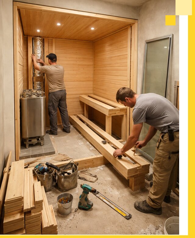 Проектирование и установка домашних саун под ключ в Абакане