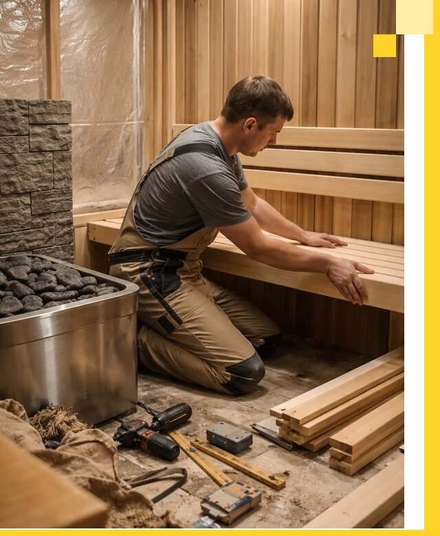 Сауны для дома под ключ с проектированием и монтажом в Абакане